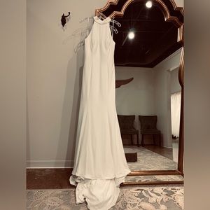 Unused, never altered vintage style wedding dress!  Size 10 (I am a size 6-8)!